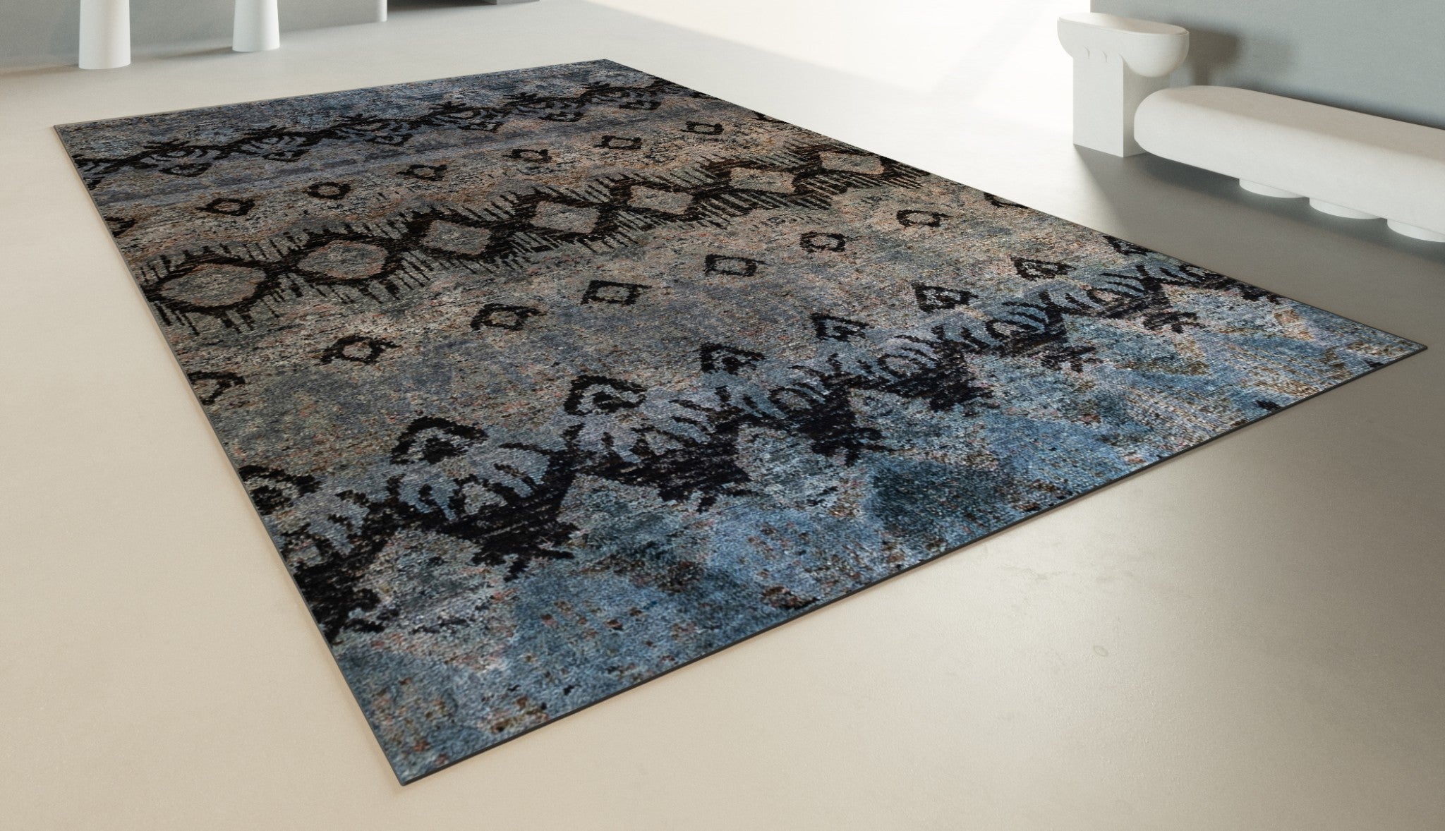 RECYCLED SARI SILK CARPET