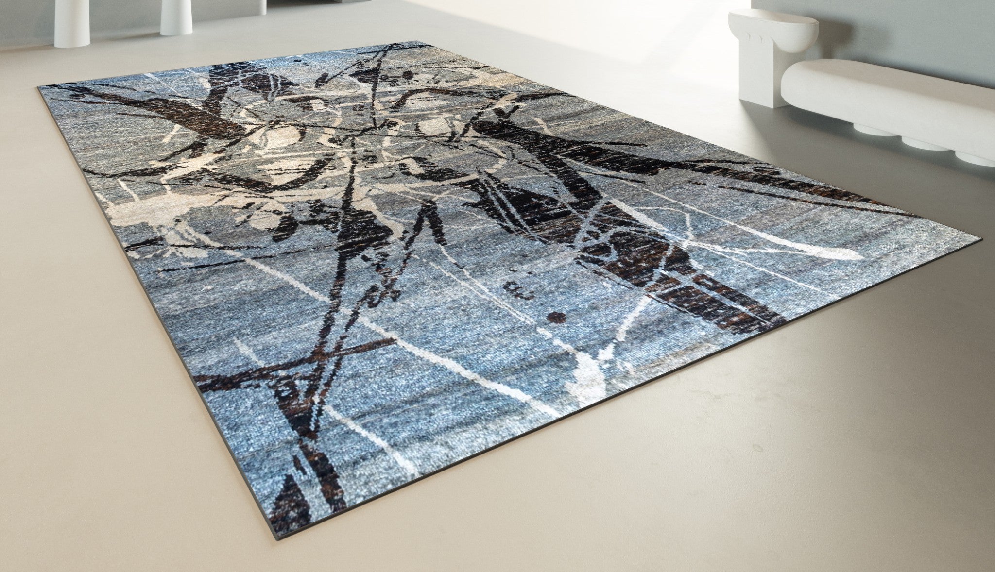 RECYCLED SARI SILK CARPET