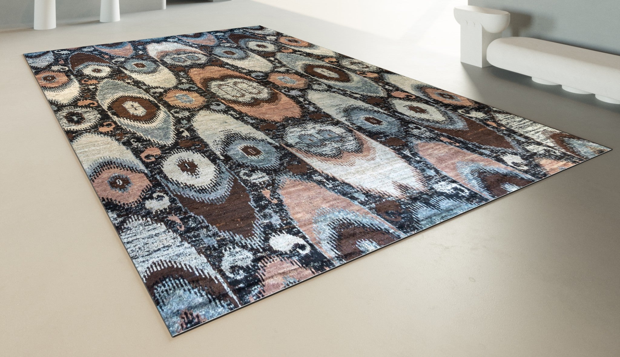 RECYCLED SARI SILK CARPET