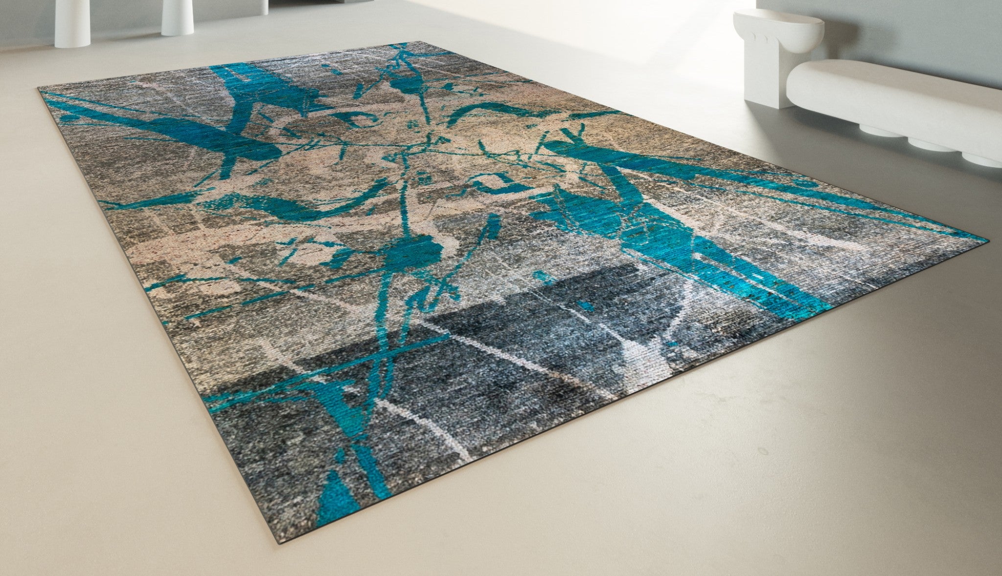 RECYCLED SARI SILK CARPET