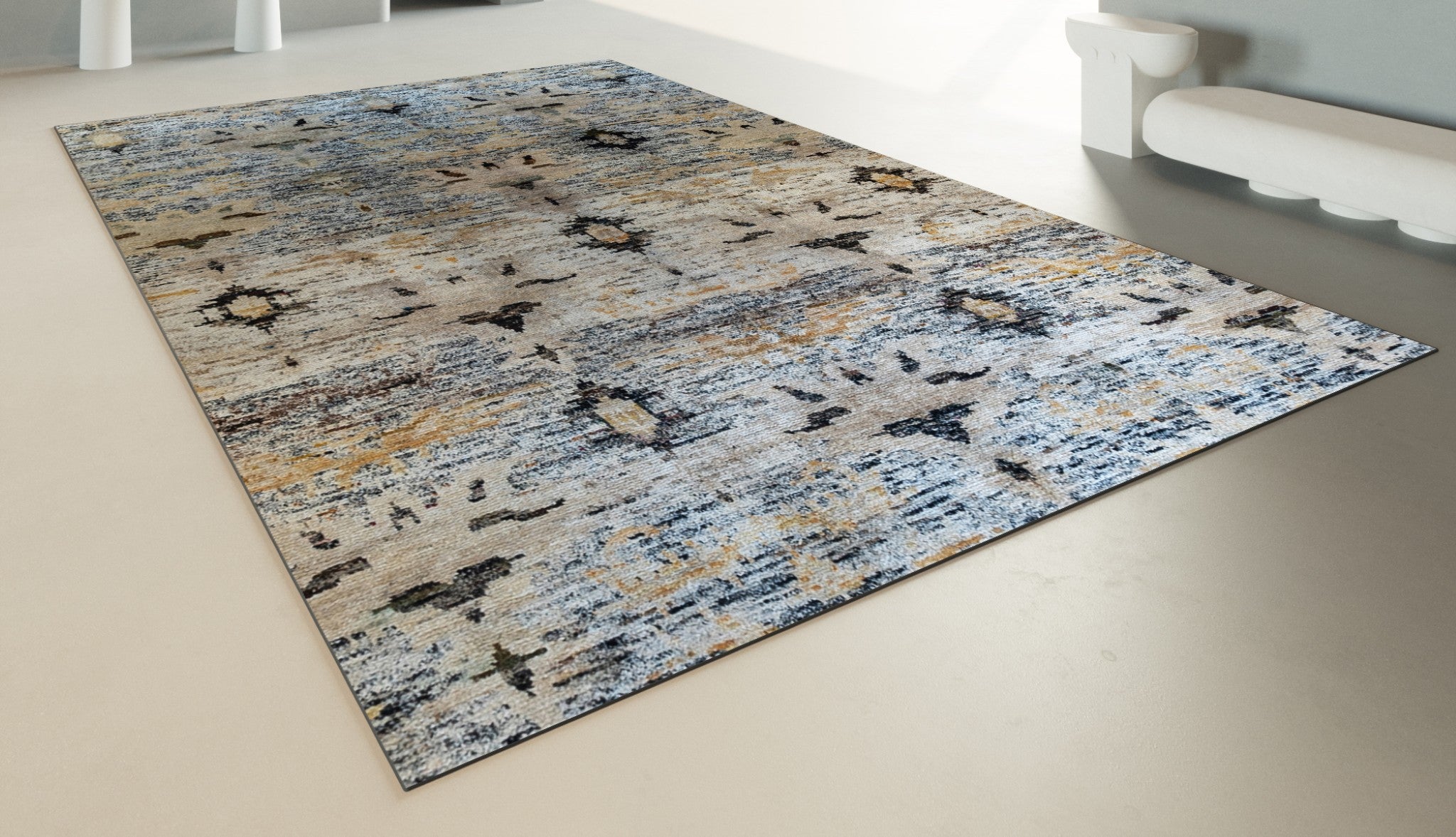 RECYCLED SARI SILK CARPET