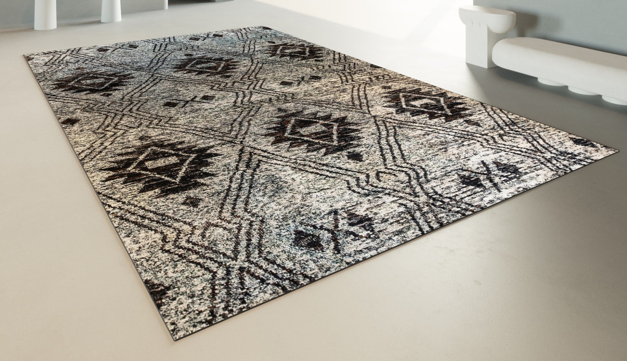 RECYCLED SARI SILK  CARPET