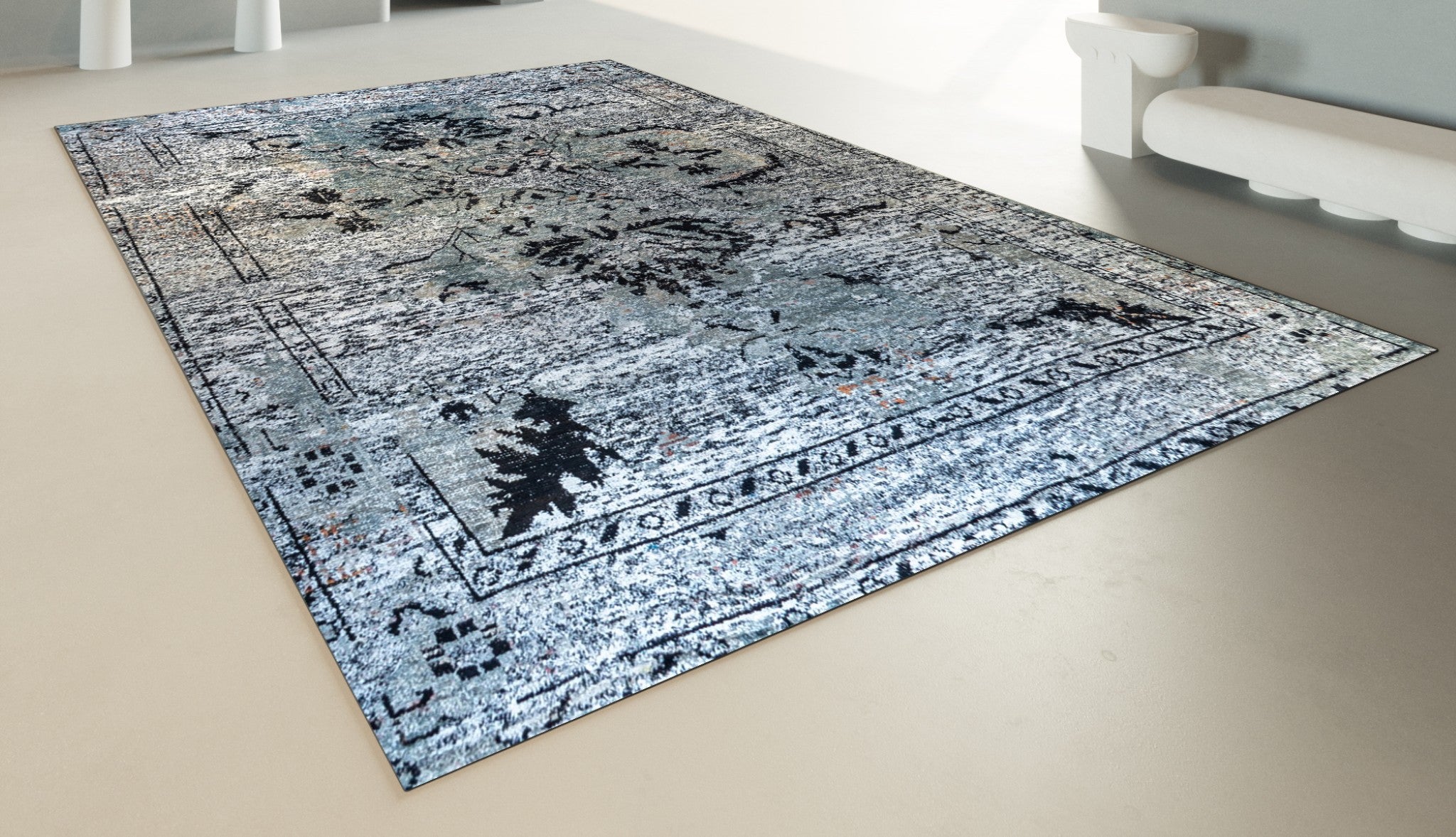 RECYCLED SARI SILK CARPET