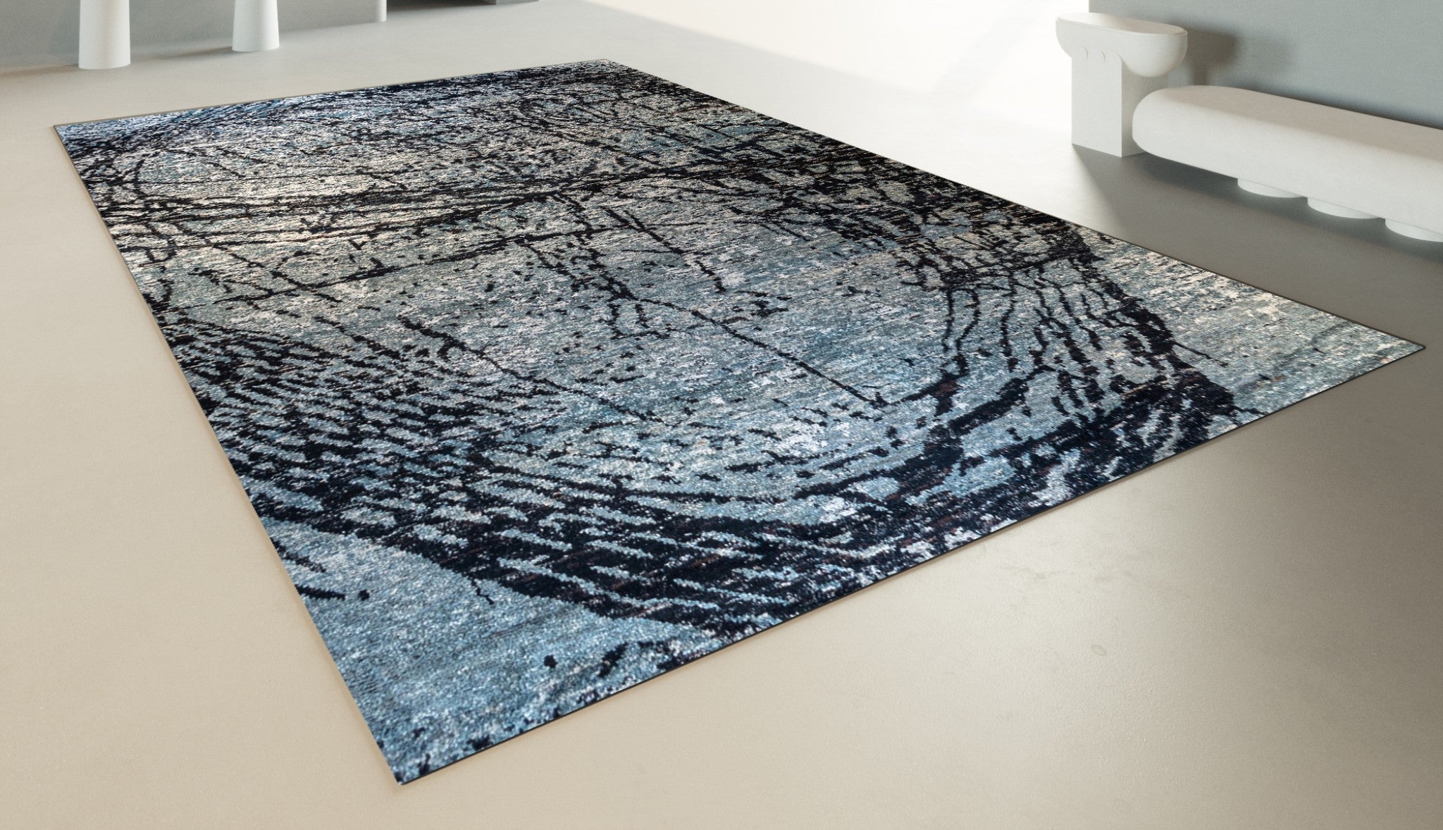 RECYCLED SARI SILK CARPET
