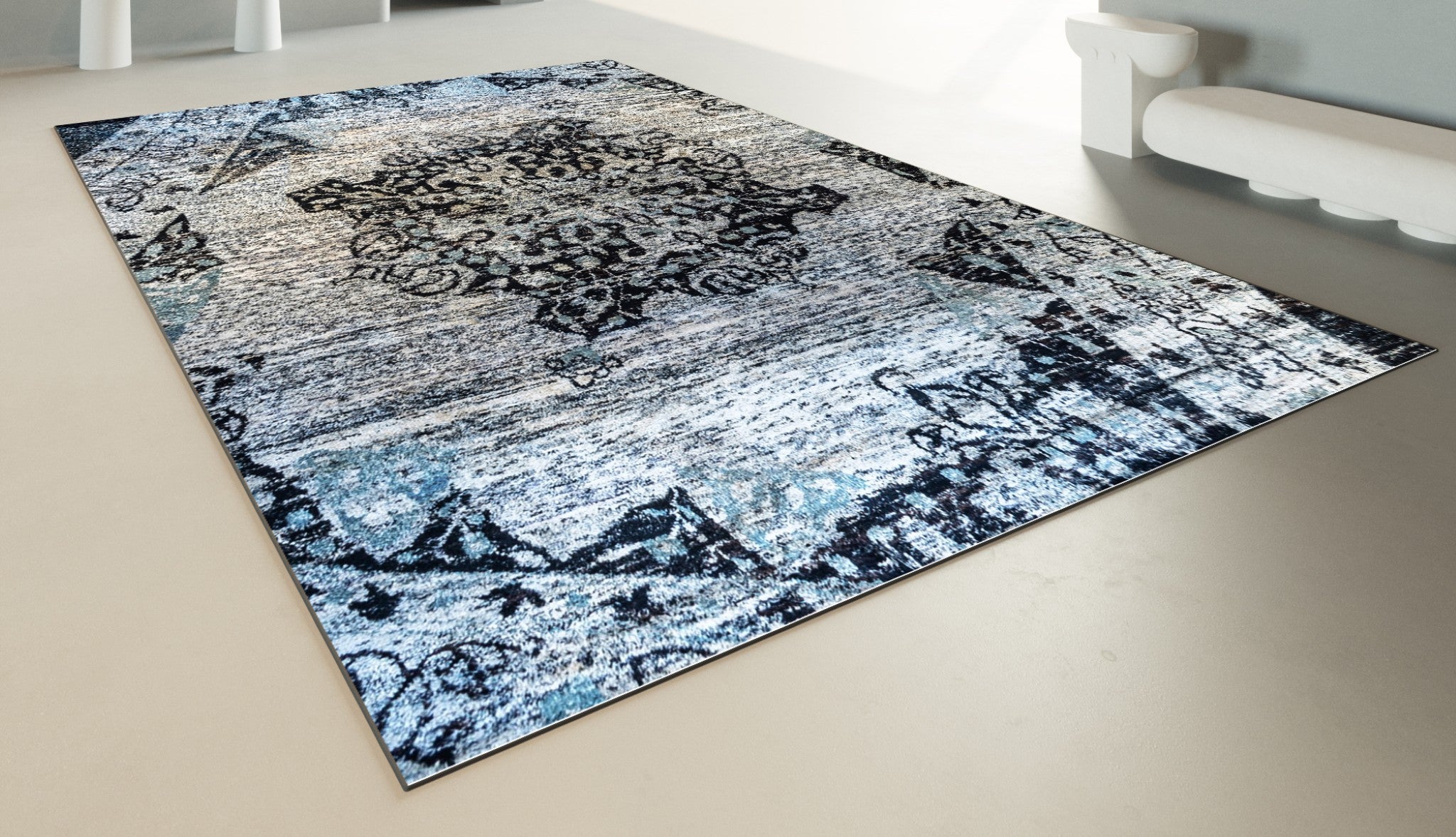 RECYCLED SARI SILK CARPET