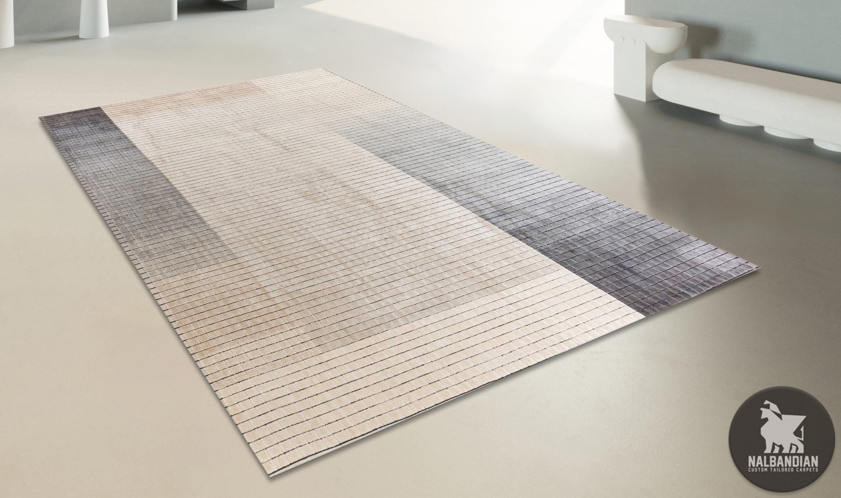 BASIC SILK CHECKERED CARPET