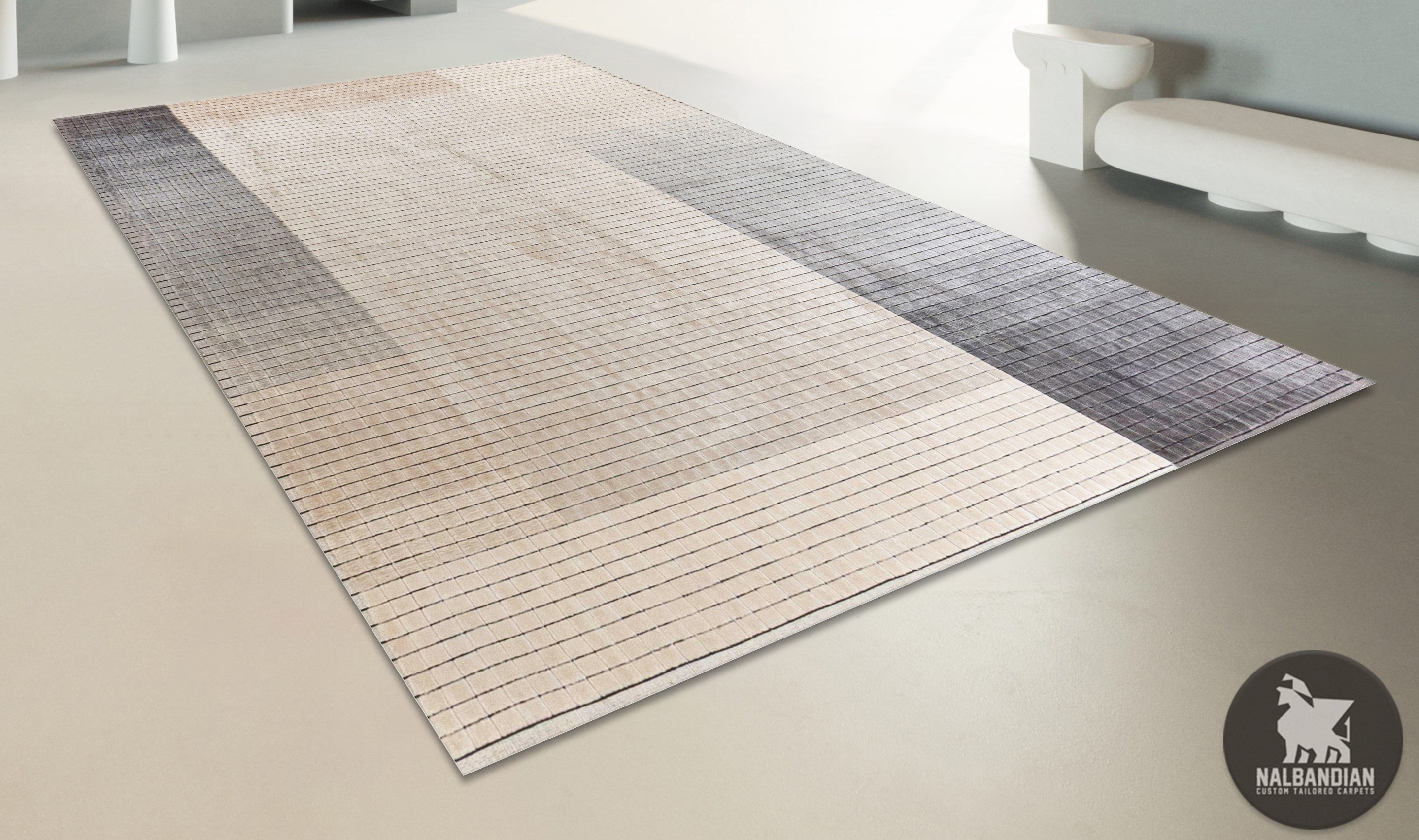 BASIC SILK CHECKERED CARPET