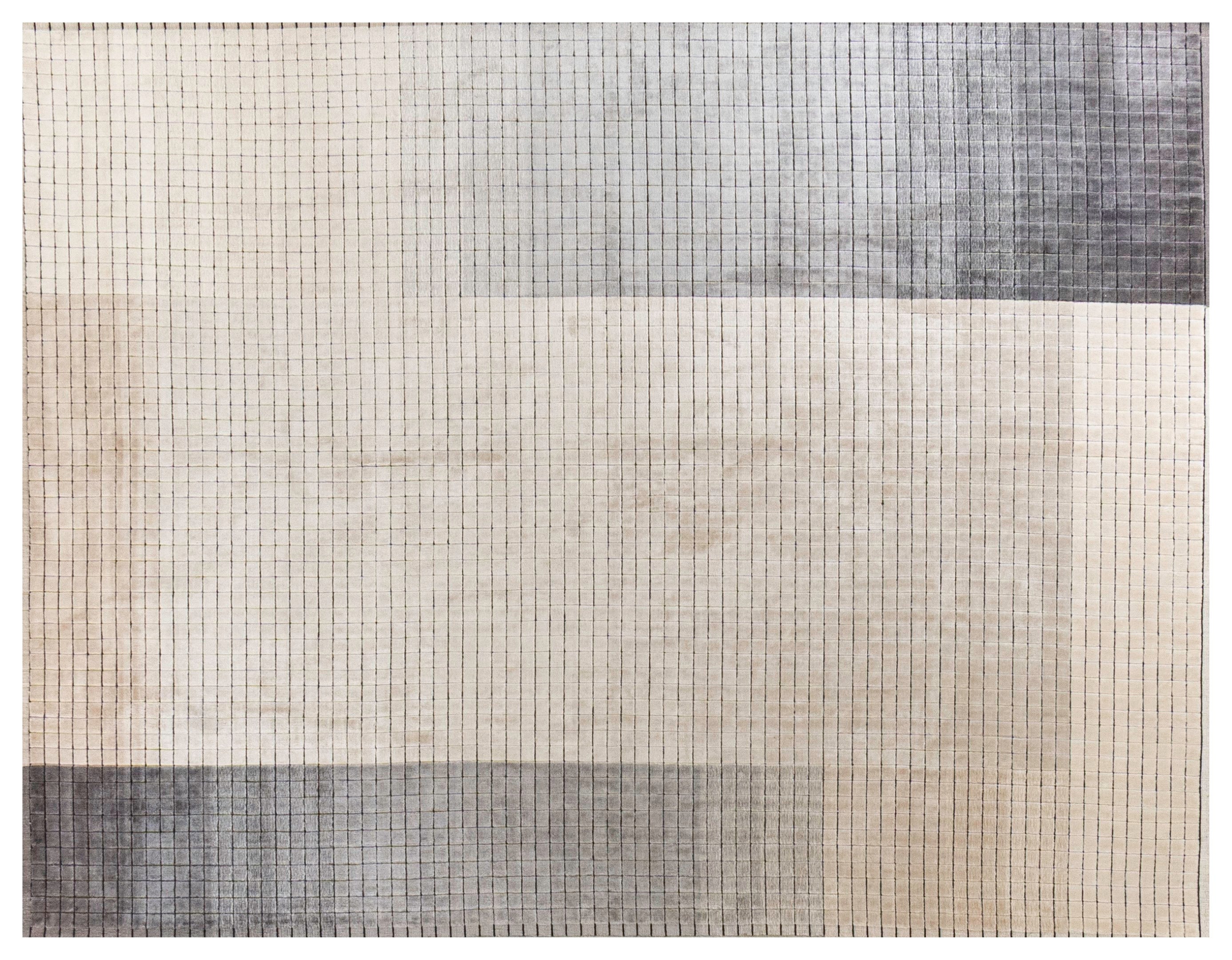 BASIC SILK CHECKERED CARPET