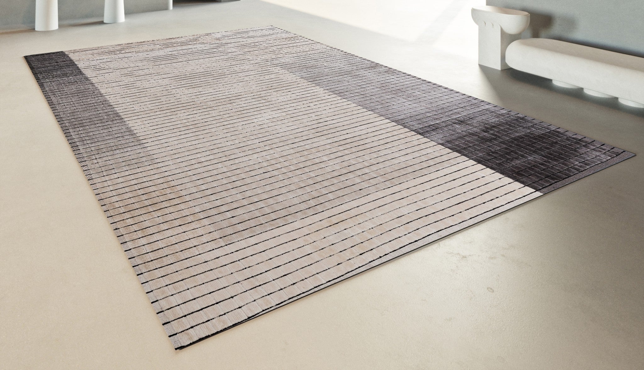 BASIC SILK CHECKERED CARPET