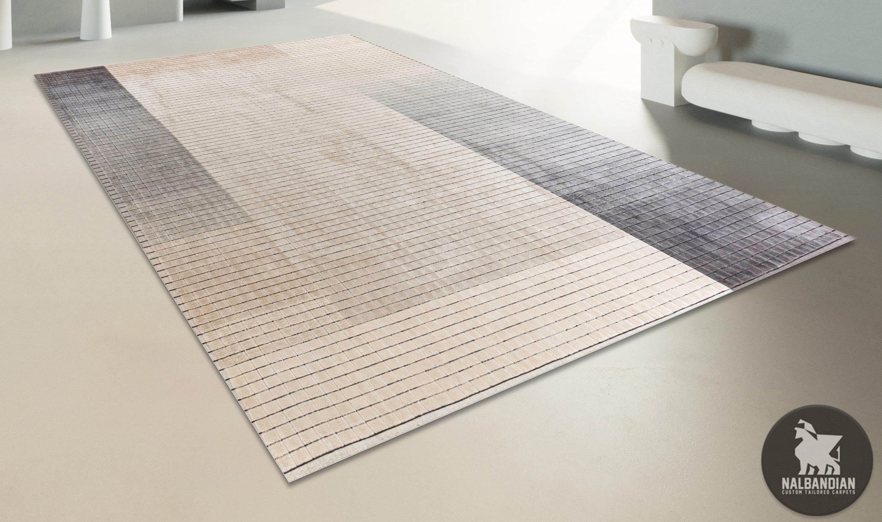 BASIC SILK CHECKERED CARPET